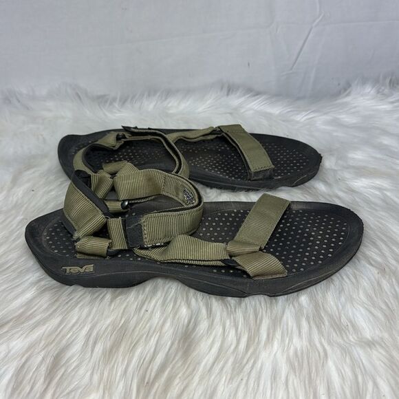 Teva‎ Men\'s Olive Green Original Style Sandals S/N 6502 Sz 9 main image 6